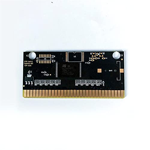 Yuva F1 World Championship Edition EUR Label Flashkit MD Electroless Gold PCB Card para consola de videojuegos Sega Genesis Megadrive (PAL-E)