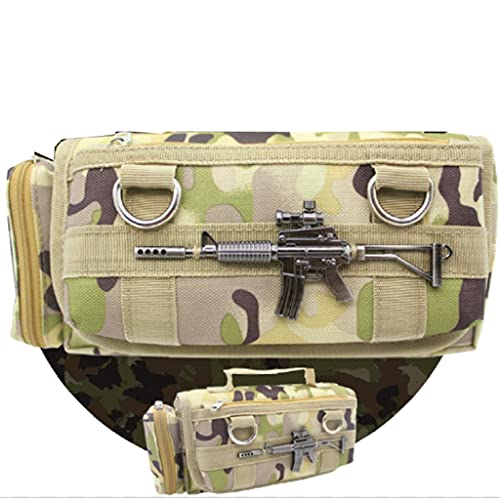 YYDS Caja de lápices Big Capacity Lápiz Pouch Camuflaje PUBG Juego Oxford Plazo Papelería Bolsa para Estudiantes de Secundaria de Secundaria (Color : Land)