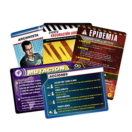 Z-man Games España Pandemic ¡al límite! ZM7111ES Juego de Mesa, Multicolor