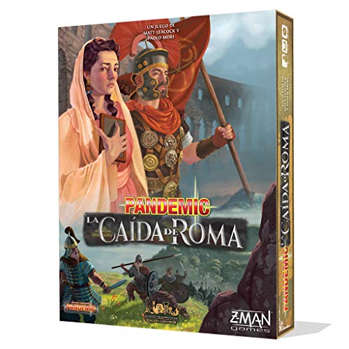 Z-man Games España- Pandemic: La Caída De Roma - Español, Multicolor (ZM7124ES)