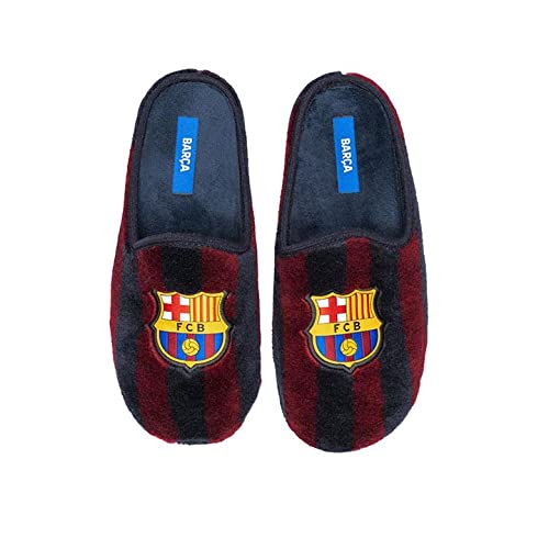 Zapatillas Oficiales FC Barcelona Clásicas Zapatillas de Estar por casa Hombre Invierno Otoño - 44.5 EU
