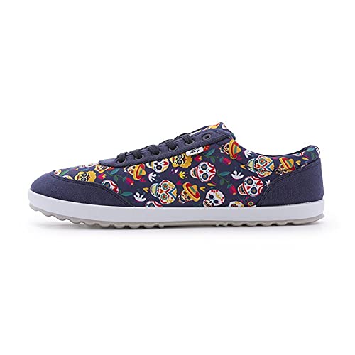 Zapatillas Skulls Love Unisex - Pampling - 100% Algodón Canvas - Talla 36