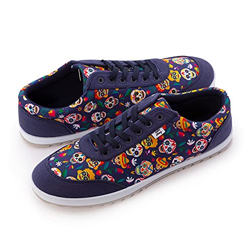 Zapatillas Skulls Love Unisex - Pampling - 100% Algodón Canvas - Talla 36