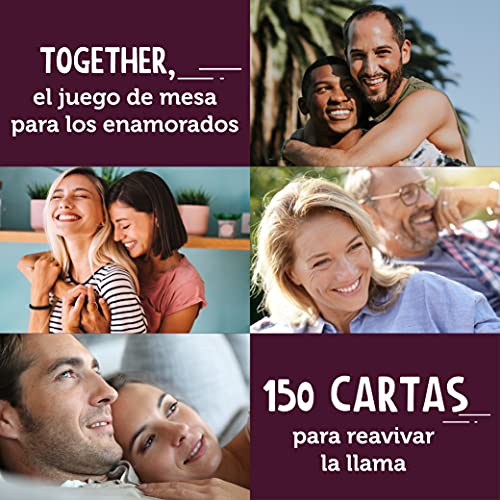 ZENAGAME Together - Juego de Mesa para Parejas - 150 Cartas para Mejorar la Comunicación - Juegos de Mesa Mayore, Juego de Cartas - Regalos para Parejas