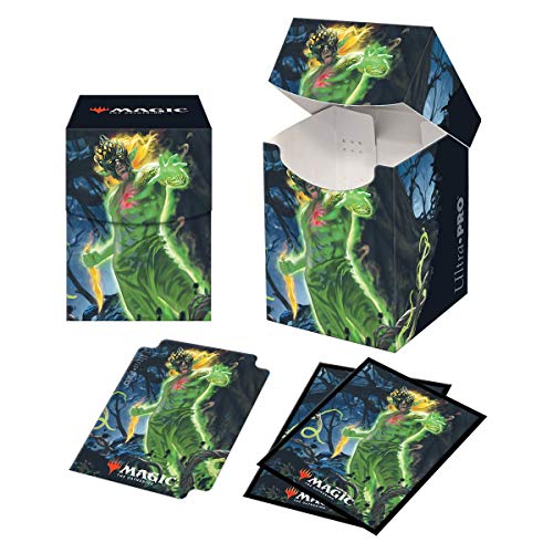 Zendikar Rising Obuun, MUL Daya Ancestor PRO-100+ caja de cubierta y mangas de 100 qt.