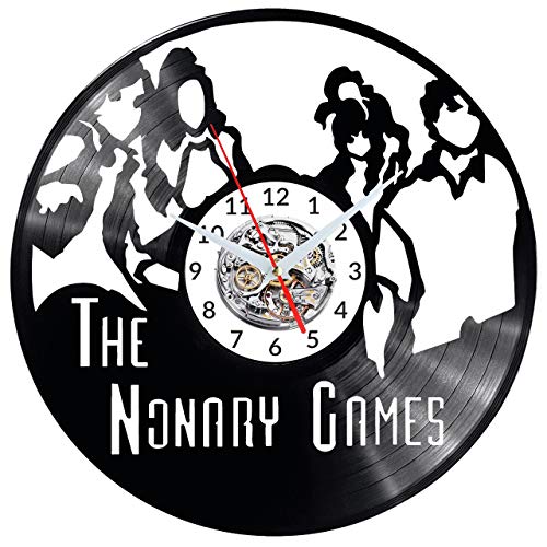 Zero Escape The Nonary Video Game - Reloj de Pared de Vinilo, diseño Retro, Hecho a Mano, Estilo Vintage