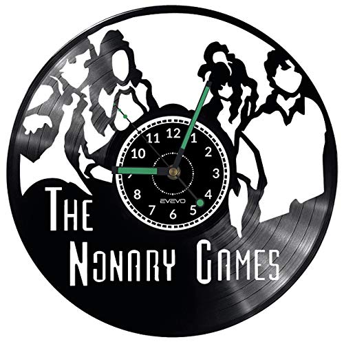 Zero Escape The Nonary Video Game - Reloj de Pared de Vinilo, diseño Retro, Hecho a Mano, Estilo Vintage