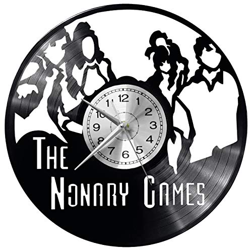 Zero Escape The Nonary Video Game - Reloj de Pared de Vinilo, diseño Retro, Hecho a Mano, Estilo Vintage