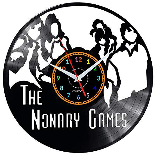 Zero Escape The Nonary Video Game - Reloj de Pared de Vinilo, diseño Retro, Hecho a Mano, Estilo Vintage