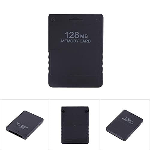 Zerone Almacenamiento de la Tarjeta de Memoria de Alta Velocidad 8-256M para Juegos de Sony Playstation PS2 £¨128M£©