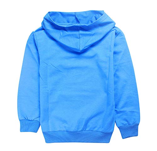 zhaojiexiaodian Chicos Unisex Impresión 3D Pullover Niño Jogging Sudaderas Sudaderas Chándal Ropa Deportiva Jumper Hip Hop Streetwear Tops con Capucha