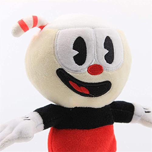 zhouhua71 Peluche Cuphead,Juego Cuphead de Peluche de Juguete Mugman Sra. Chalice Ghost King Dice Cagney Carnation Cuphead muñecos de Peluche Juguetes para niños Regalos Cuphead