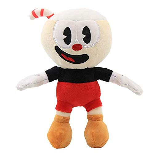 zhouhua71 Peluche Cuphead,Juego Cuphead de Peluche de Juguete Mugman Sra. Chalice Ghost King Dice Cagney Carnation Cuphead muñecos de Peluche Juguetes para niños Regalos Cuphead