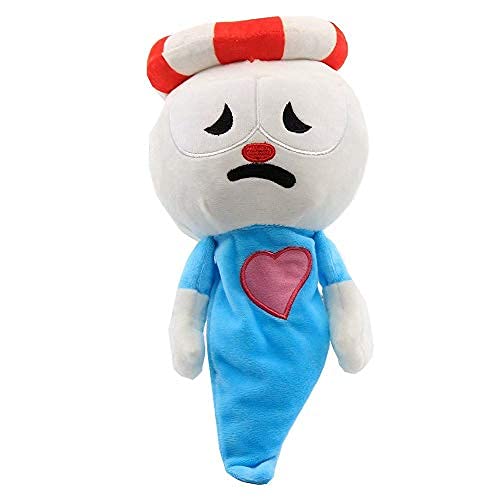 zhouhua71 Peluche Cuphead,Juego Cuphead de Peluche de Juguete Mugman Sra. Chalice Ghost King Dice Cagney Carnation Cuphead muñecos de Peluche Juguetes para niños Regalos Ghost