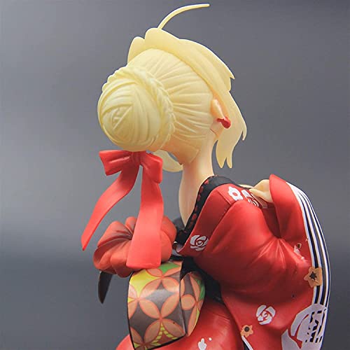 ZJIEX Fate/Extella: The Umbral Star: Nero Claudius (versión Kimono) Figura de PVC - Alto 1 9 cm (no versión Original)