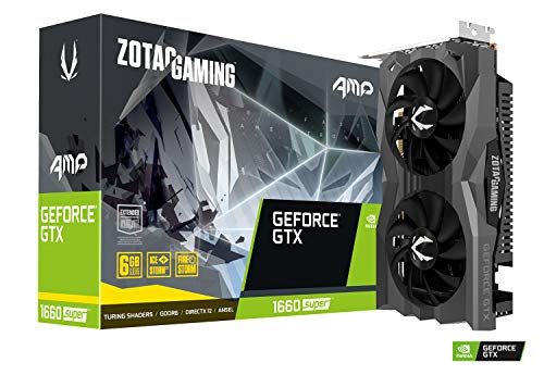 ZOTAC Gaming GeForce GTX 1660 Super AMP Edition 6GB GDDR6 Tarjeta gráfica HDMI/3xDP