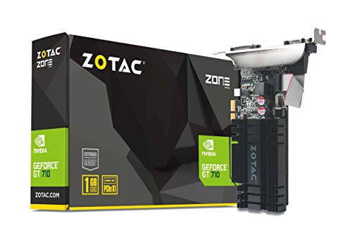 Zotac GeForce GT 710 1 GB DDR3 PCIE X1 Passive PCI de