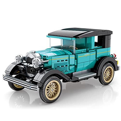 ZRY Beijing Automobile Museum Series Classic Car Building Block Model Luxury Classic Car Assembly Set Compatible con Lego (705807)