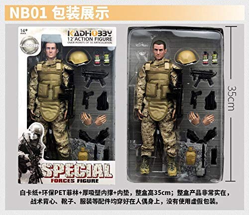 ZSMD 30 cm 1/6 Scale SWAT Special Force Action Figure Military Combat Police Navy Seals Soldiers Figura Boys Colección Modelo Toys