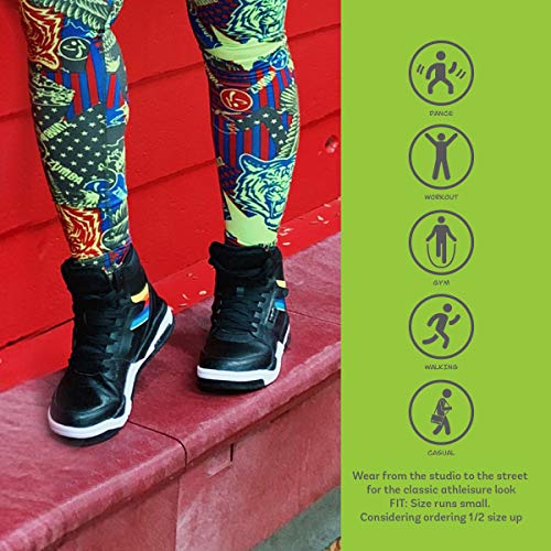 Zumba Fitness Zumba Air Classic Remix Chaussures de Danse de Mode High Top Fitness Faire Des Exercices Baskets Femme, Zapatilla de Deporte Mujer, Black 2, 38 EU