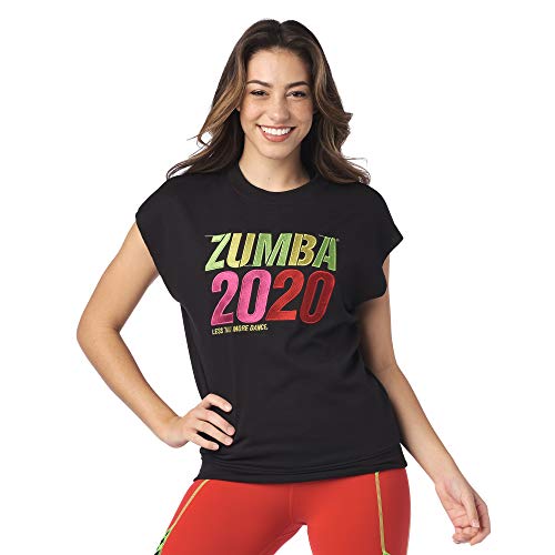 Zumba Sexy Active Wear Dance Tops Entrenamiento Open Back Camisas para Mujer, Negro intenso 2, X-Small