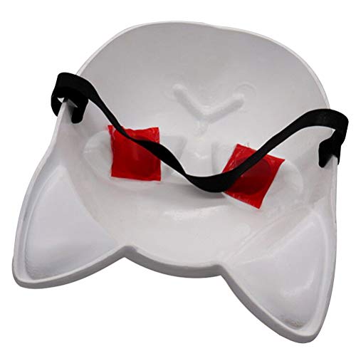 zuoshini Máscara de Asesino de Demonios Disfraz de Cosplay de Anime Japonés Máscara de Espada Fantasma Máscara de Zorro Accesorios de Disfraz de Fiesta de Halloween