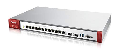 Zyxel ZyWALL 6 Gbps, firewall de protección avanzada contra las amenazas, firewall de nueva generación que incluye servicios de licencia de seguridad de 1 año [ATP700]
