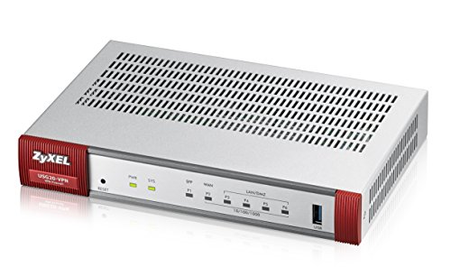 Zyxel ZYWALL Firewall VPN 350 Mbps, recomendado para un máximo de 10 usuarios [USG20W-VPN]