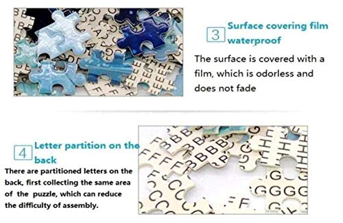 ZZHXSYH Paisaje De Vilnius Lituania 1000 Piezas Wooden Jigsaw Puzzles Aliviar Estrés Juego Art Painting Puzzle DIY Decoraciones para Elhogar Decoración