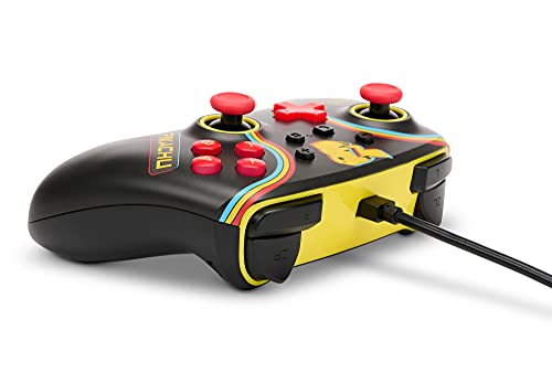 - Mando con Cable Mejorado Powera Para Nintendo Switch – Pokémon. Pikachu Arcade (Nintendo Switch)