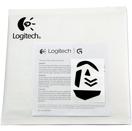 1 x Set Glides/Ratón gleiter/Ratón pies para Logitech G502 Proteus Core/G502 Proteus Spectrum (de repuesto original de Logitech)