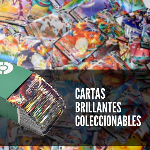 100 Carta Pokémon Brillante V VMAX - Edición Coleccionista Tarjeta Especial