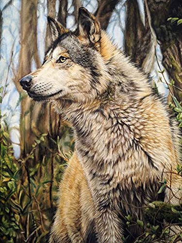 1000 piezas rompecabezas para adultos lobo imagen de animal área plana rompecabezas de juguete educativo de madera rompecabezas de juguete de educación temprana A.2 500 piezas