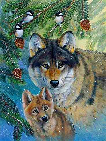 1000 piezas rompecabezas para adultos lobo imagen de animal área plana rompecabezas de juguete educativo de madera rompecabezas de juguete de educación temprana A.2 500 piezas