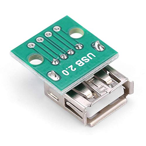 10pcs Placa de Conexión USB Tipo A Hembra Junta Breakout 2.54mm Adaptador de Pitch Conector Dip