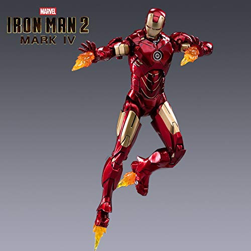 10th Anniversary Deluxe Collector 18 CM Iron Man MK4 Action Figure