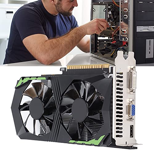 128Bit 4GB Tarjeta Gráfica Accesorios para Computadora, DDR5 1250MHz Reconocimiento Automático 4GB Tarjeta Gráfica para Computadora De Escritorio Tarjeta De Memoria De Video