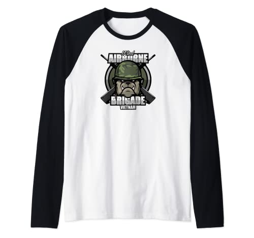 173ª Brigada Aerotransportada Camiseta Manga Raglan