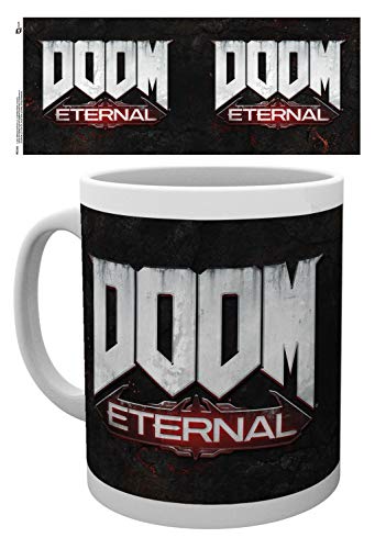 1art1 Doom - Eternal Logo Taza Foto (9 x 8cm)