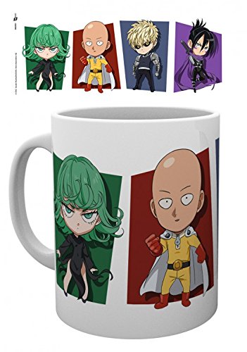 1art1 One Punch Man - Chibi Characters Taza Foto (9 x 8cm)