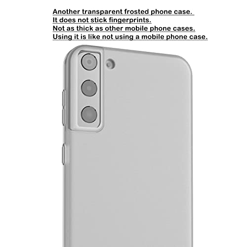 (2 pack)Funda Transparente Compatible con Samsung Galaxy S21 5G (6.2 Pulgadas) (2021) Funda Delgada,Blanda y Flexible de polímero Transparente, Serie Project Zero,Transparente