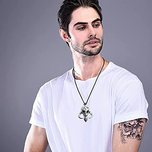 2 Piezas Collar Colgante de Star Wars, Colgante de Yoda Mandalorian, Star Wars Charms Collar, se Puede Utilizar para Cadena de Pareja, Aleación, Unisex