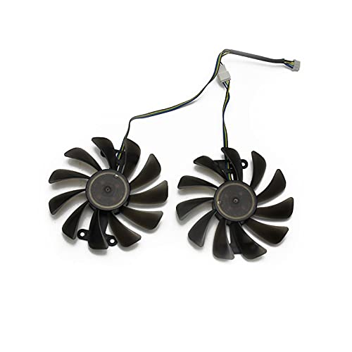 2 unids/Lote GTX1070 GTX1070TI GTX1080 Ventilador para KFA2 GTX 1070 1070TI 1080 EXOC SNPR Tarjeta de gráficos Refrigeración Reemplazar Ventilador