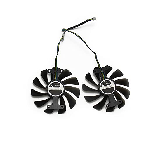 2 unids/Lote GTX1070 GTX1070TI GTX1080 Ventilador para KFA2 GTX 1070 1070TI 1080 EXOC SNPR Tarjeta de gráficos Refrigeración Reemplazar Ventilador