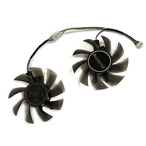 2 unids/Set P106 GPU Ventilador 75 mm GA82S2H para Galax GTX-1060 KFA2 GTX 1060 Gaineward GTX1060 Casting de la versión de la versión Que se reemplaza (Blade Color : YmountingGA82S2H)