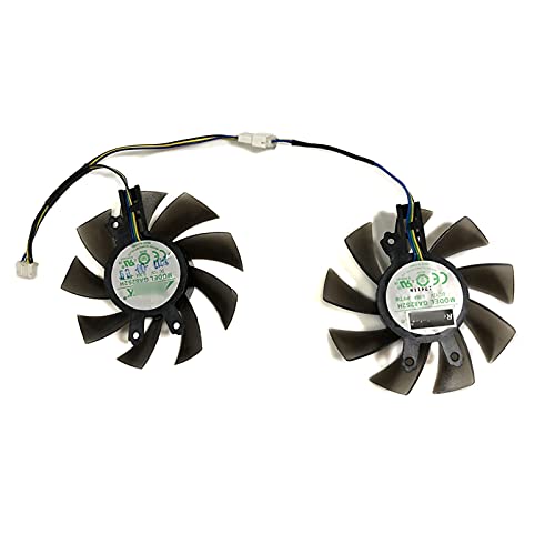2 unids/Set P106 GPU Ventilador 75 mm GA82S2H para Galax GTX-1060 KFA2 GTX 1060 Gaineward GTX1060 Casting de la versión de la versión Que se reemplaza (Blade Color : YmountingGA82S2H)