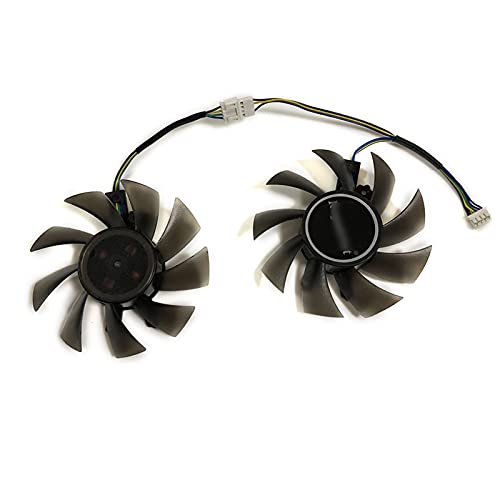 2 unids/Set P106 GPU Ventilador 75 mm GA82S2H para Galax GTX-1060 KFA2 GTX 1060 Gaineward GTX1060 Casting de la versión de la versión Que se reemplaza (Blade Color : YmountingGA82S2H)