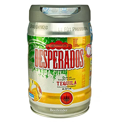2 x Desperados cerveza con tequila en 5 litros barril incl. Espita