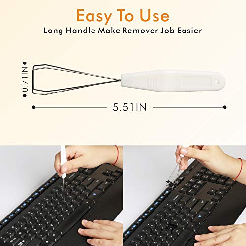 200 Piezas de Goma Anillos Tóricos de Sello Amortiguadores de Teclado con Extractor de Teclas y Cepillo de Limpieza de teclado para Teclado de Conmutación Cereza MX y Teclas de Teclado Mecánicas