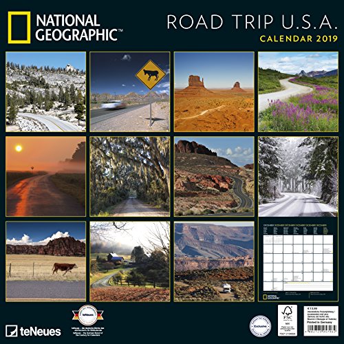 2019 Nat Geo Road Trip USA 30x30 Grid Ca